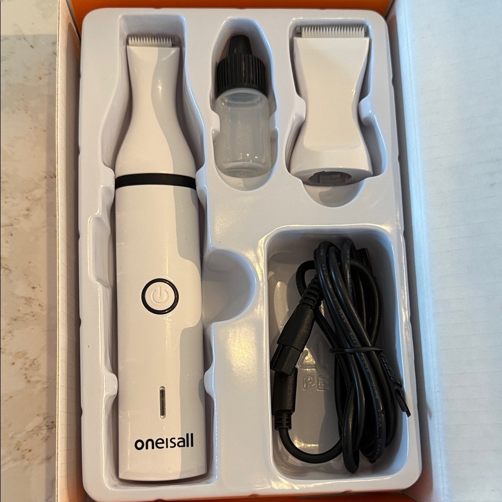 White Dog Grooming Kit